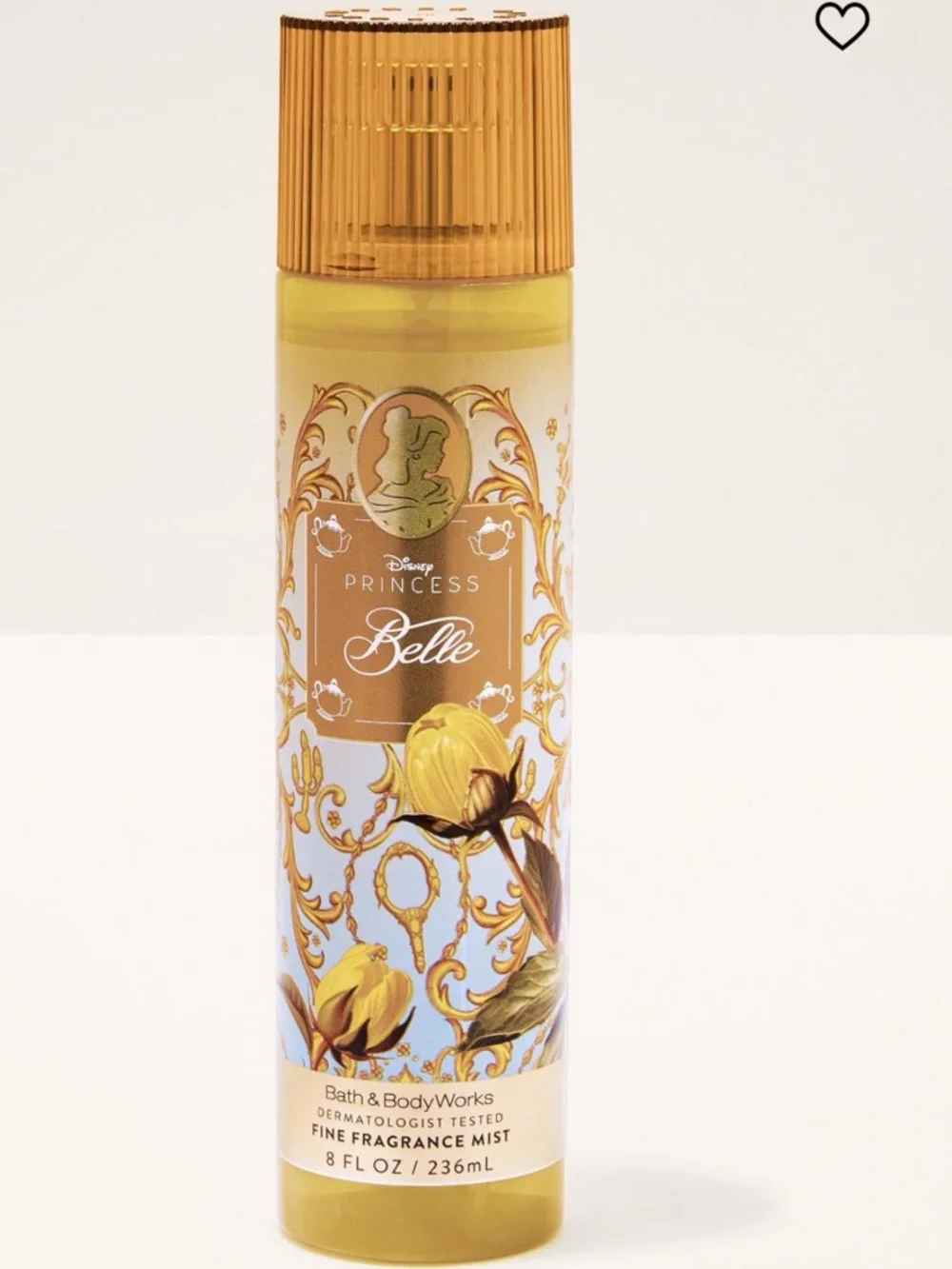 Bath & Body Works Disney Princess Belle Fine Fragrance Mist Bundle of 2 FullSize